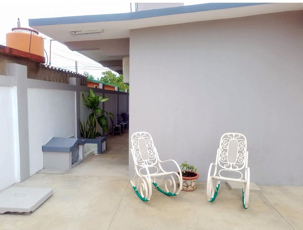 'Back terrace' Casas particulares are an alternative to hotels in Cuba.